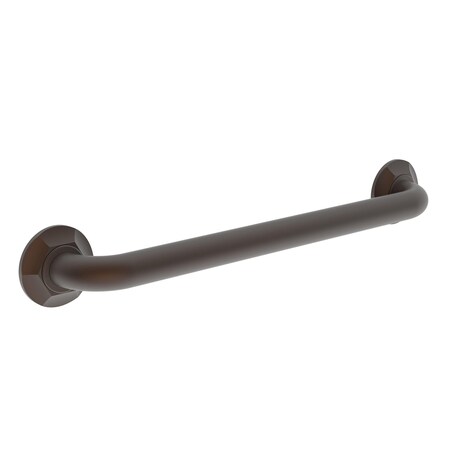 Newport Brass 21" L, Two Post, Solid Brass, 18" Grab Bar in English Bronze, English Bronze 1200-3918/07